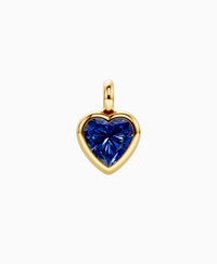 Royal Blue Lab Sapphire / Heart / 3ct