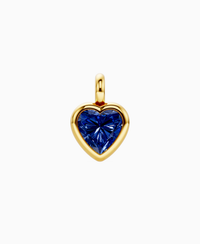 Royal Blue Lab Sapphire / Heart / 3ct