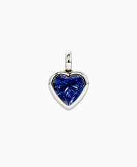 Royal Blue Lab Sapphire / Heart / 3ct