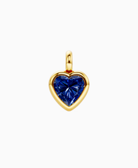 Royal Blue Lab Sapphire / Heart / 3ct