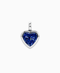 Royal Blue Lab Sapphire / Heart / 3.5ct