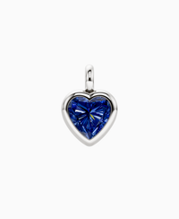 Royal Blue Lab Sapphire / Heart / 3.5ct
