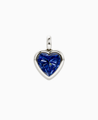 Royal Blue Lab Sapphire / Heart / 3.5ct