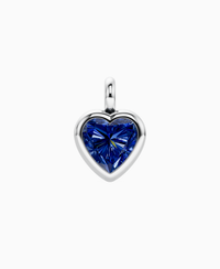 Royal Blue Lab Sapphire / Heart / 4ct