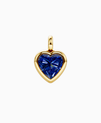 Royal Blue Lab Sapphire / Heart / 4ct
