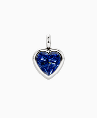 Royal Blue Lab Sapphire / Heart / 4ct