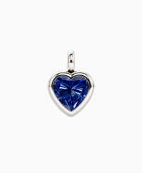 Royal Blue Lab Sapphire / Heart / 4ct