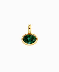 Zambian Lab Emerald / Oval (EW) / 1.5ct