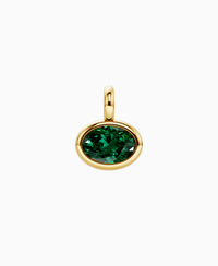 Zambian Lab Emerald / Oval (EW) / 2ct