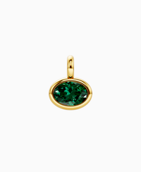 Zambian Lab Emerald / Oval (EW) / 2ct