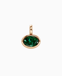 Zambian Lab Emerald / Oval (EW) / 2ct