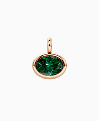 Zambian Lab Emerald / Oval (EW) / 3ct