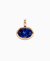 Royal Blue Lab Sapphire / Oval (EW) / 3ct