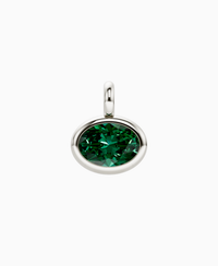 Zambian Lab Emerald / Oval (EW) / 3ct