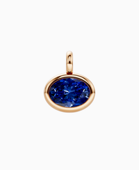 Royal Blue Lab Sapphire / Oval (EW) / 3.5ct