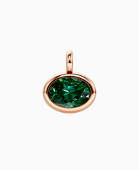 Zambian Lab Emerald / Oval (EW) / 4ct