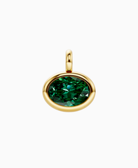 Zambian Lab Emerald / Oval (EW) / 4ct