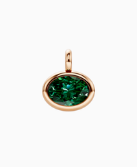 Zambian Lab Emerald / Oval (EW) / 4ct