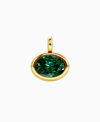 Zambian Lab Emerald / Oval (EW) / 4ct
