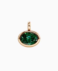 Zambian Lab Emerald / Oval (EW) / 4ct