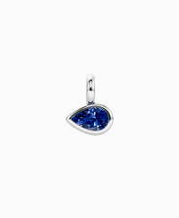 Royal Blue Lab Sapphire / Pear (EW) / 1ct