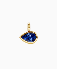 Royal Blue Lab Sapphire / Pear (EW) / 2ct