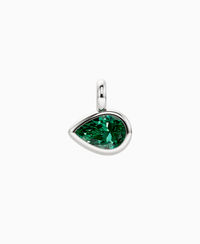 Zambian Lab Emerald / Pear (EW) / 2ct