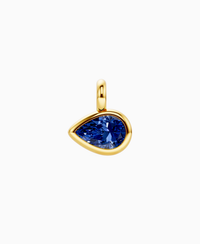Royal Blue Lab Sapphire / Pear (EW) / 2ct