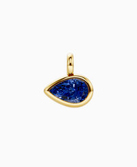 Royal Blue Lab Sapphire / Pear (EW) / 2.5ct