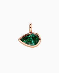 Zambian Lab Emerald / Pear (EW) / 3ct