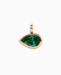 Zambian Lab Emerald / Pear (EW) / 3ct