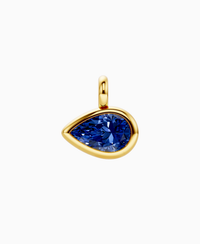 Royal Blue Lab Sapphire / Pear (EW) / 3ct