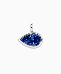 Royal Blue Lab Sapphire / Pear (EW) / 3.5ct