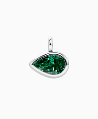 Zambian Lab Emerald / Pear (EW) / 3.5ct