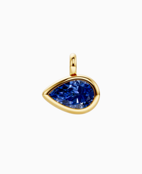 Royal Blue Lab Sapphire / Pear (EW) / 3.5ct