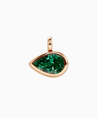 Zambian Lab Emerald / Pear (EW) / 3.5ct