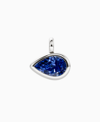 Royal Blue Lab Sapphire / Pear (EW) / 3.5ct