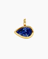 Royal Blue Lab Sapphire / Pear (EW) / 3.5ct