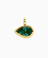 Zambian Lab Emerald / Pear (EW) / 3.5ct