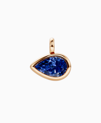 Royal Blue Lab Sapphire / Pear (EW) / 3.5ct