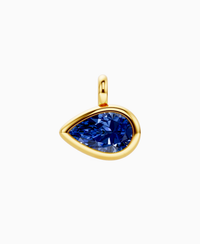 Royal Blue Lab Sapphire / Pear (EW) / 3.5ct