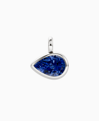 Royal Blue Lab Sapphire / Pear (EW) / 4ct