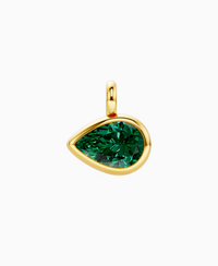Zambian Lab Emerald / Pear (EW) / 4ct