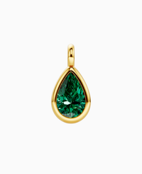 Zambian Lab Emerald / Pear (NS) / 3.5ct