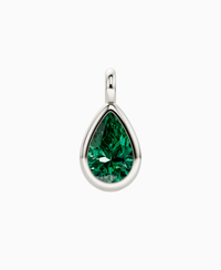 Zambian Lab Emerald / Pear (NS) / 3.5ct