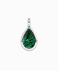 Zambian Lab Emerald / Pear (NS) / 4ct