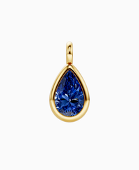 Royal Blue Lab Sapphire / Pear (NS) / 4ct