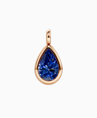 Royal Blue Lab Sapphire / Pear (NS) / 4ct