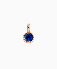 Royal Blue Lab Sapphire / Round / 1ct