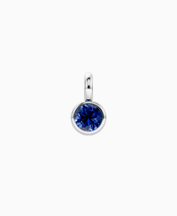 Royal Blue Lab Sapphire / Round / 1ct